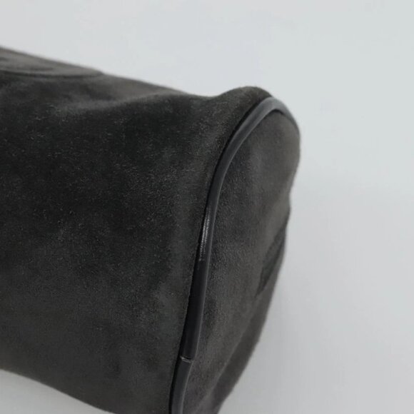 GUCCI Pouch Suede Gray Auth BA1009 - Picture 15 of 16